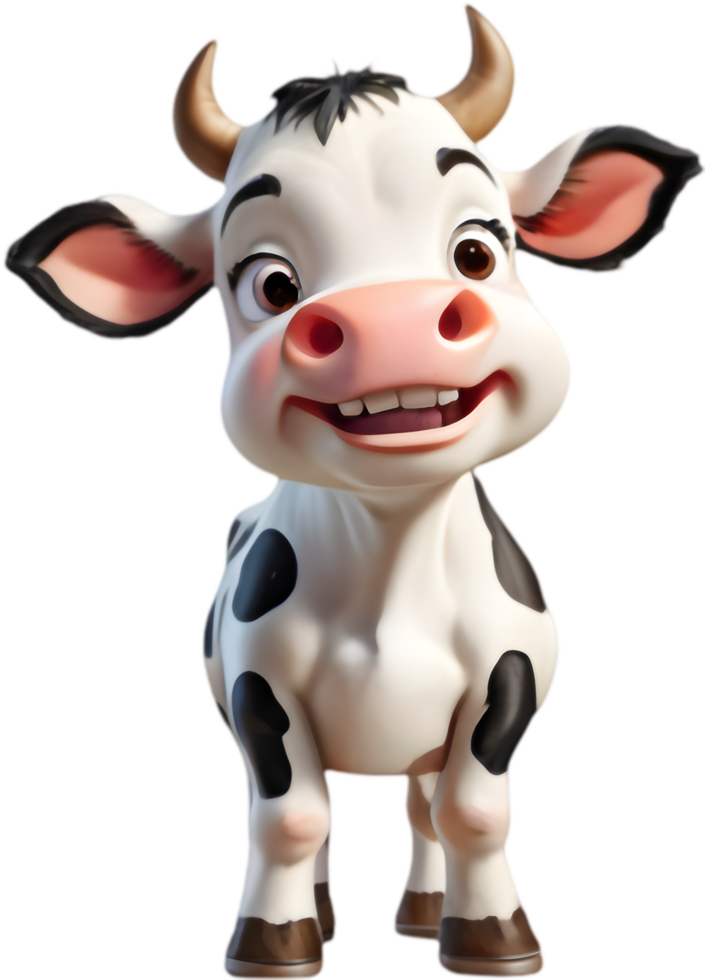 Cartoon Cow Images for Educational Resources. . png