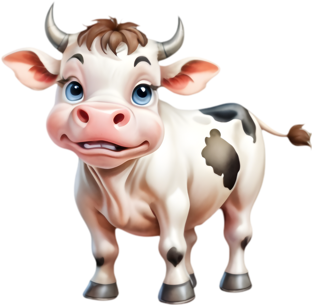 Delightful Cow Clipart for Nursery Decor. . png