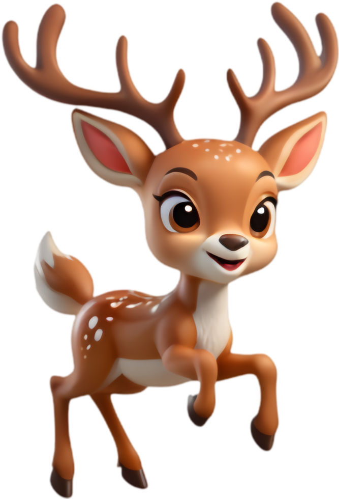 Happy Deer Graphics for Event Invitations. . png