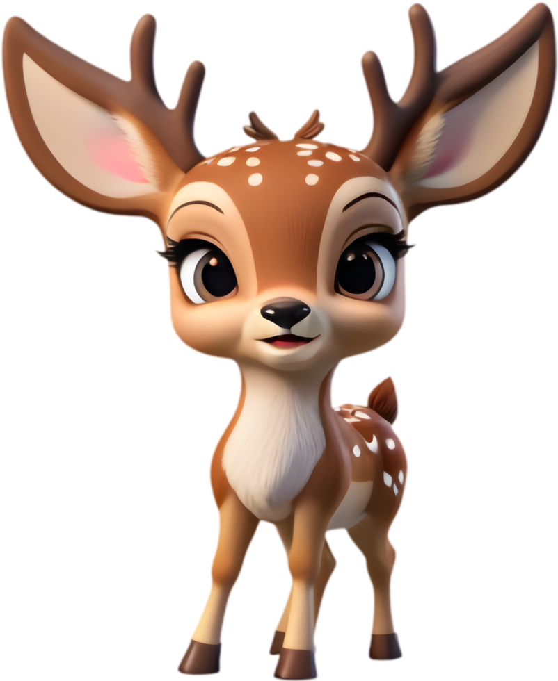 Joyful Deer Characters for Animation. . png
