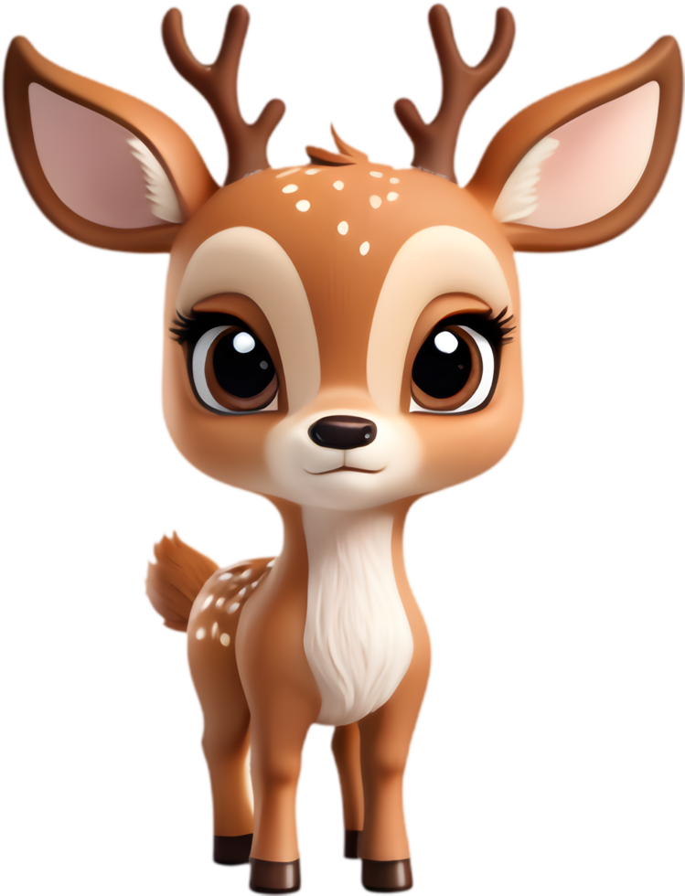 Engaging Deer Graphics for Educational Use. . png