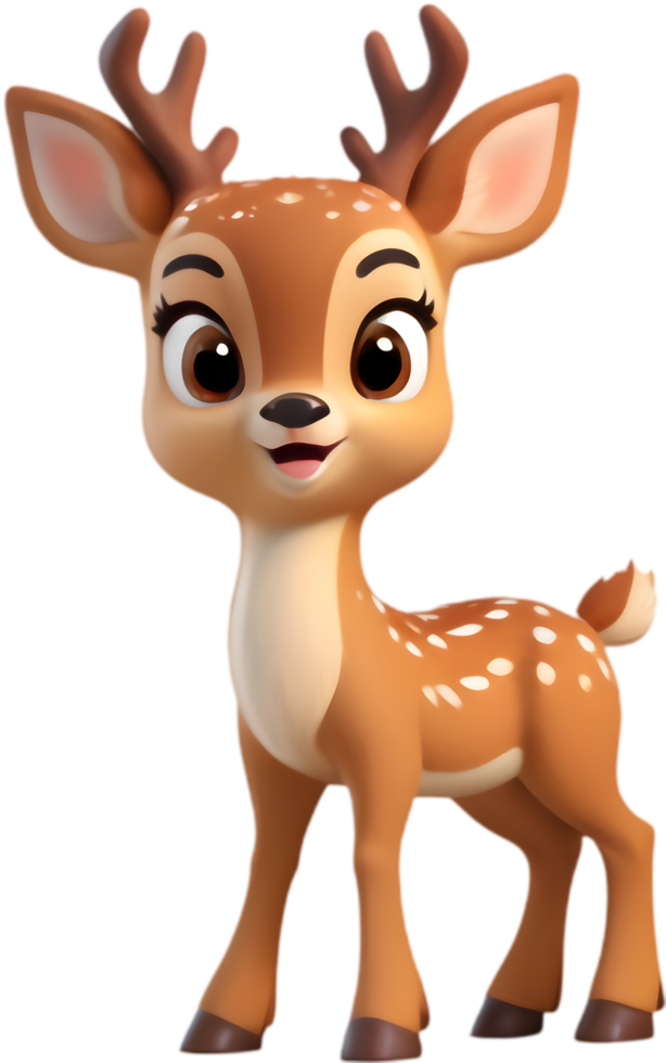 Cute Deer Art for Kids Books. . png