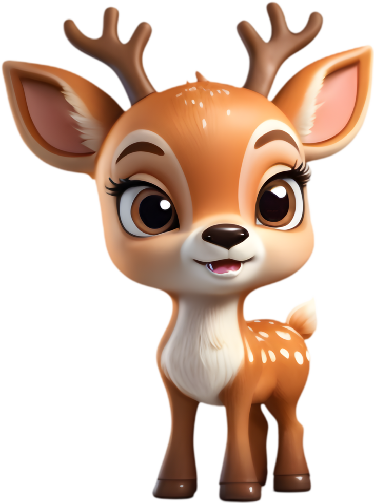 Whimsical Deer Clipart for Invitations. . png