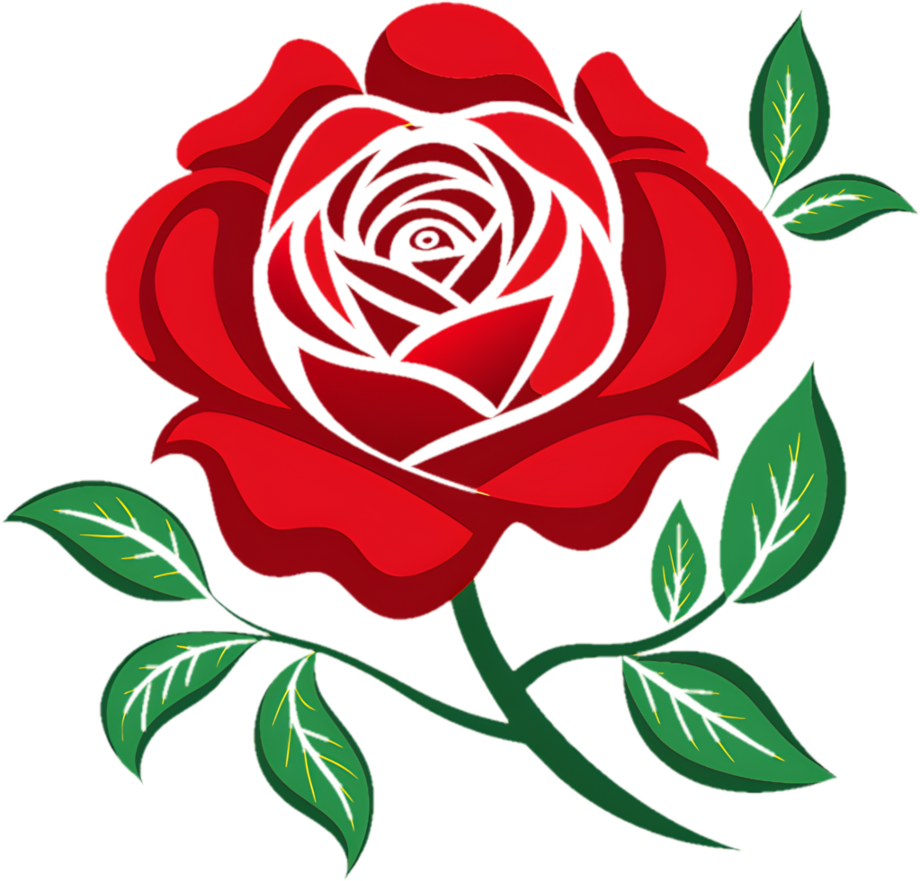 Versatile Red Rose Clipart for All Occasions . . png