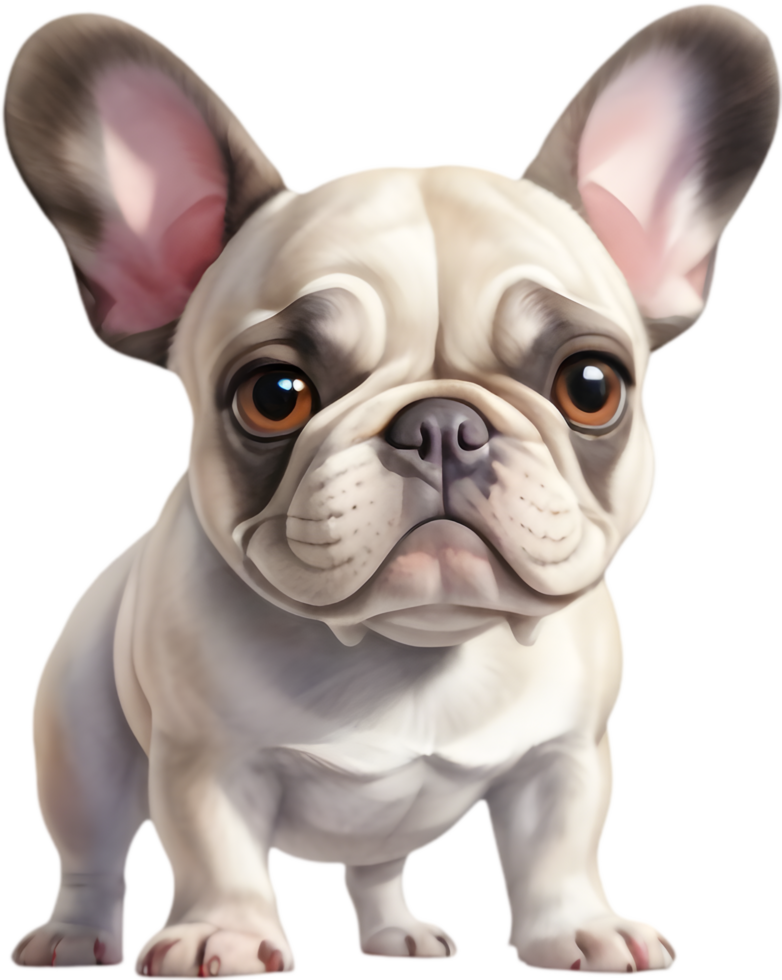 Cute French Bulldog Graphics for Family Events. . png