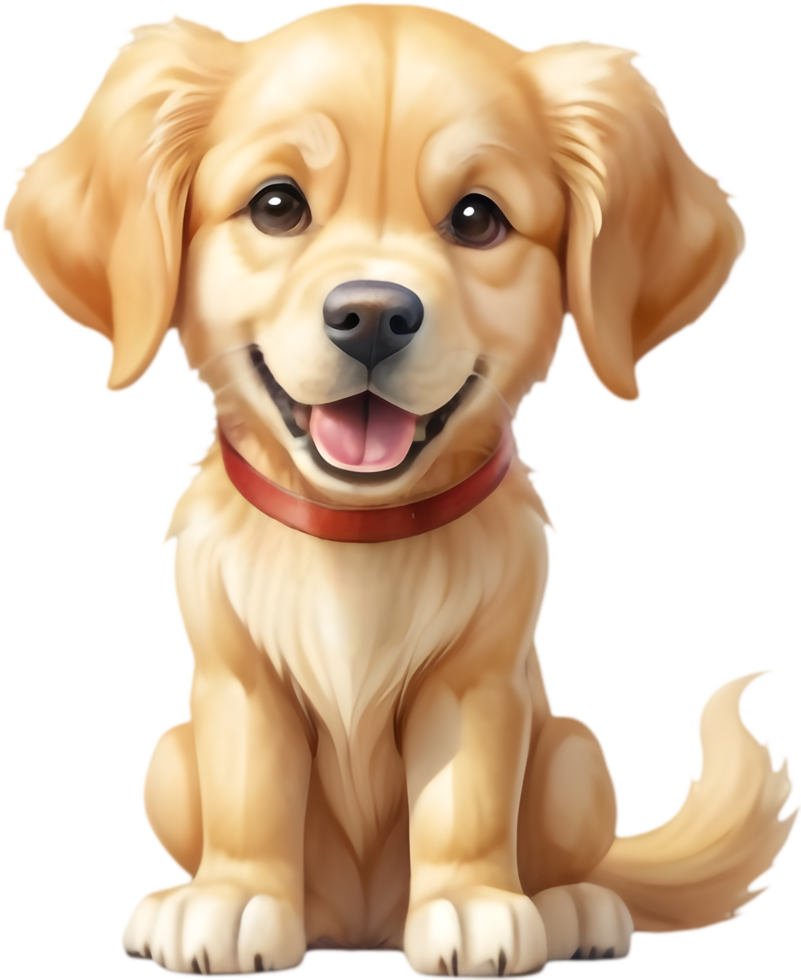 Golden Retriever Clipart for Personalized Merchandise. . png