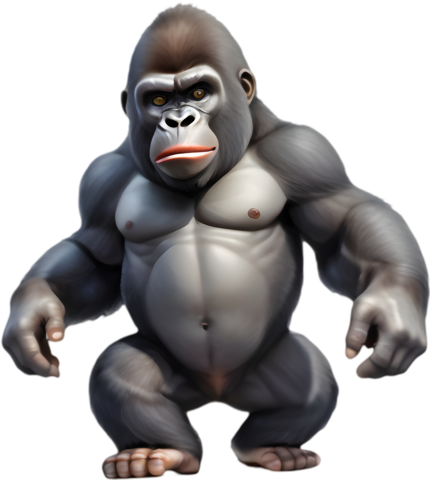 Cute Gorilla Graphics for Storytelling Sessions. . png