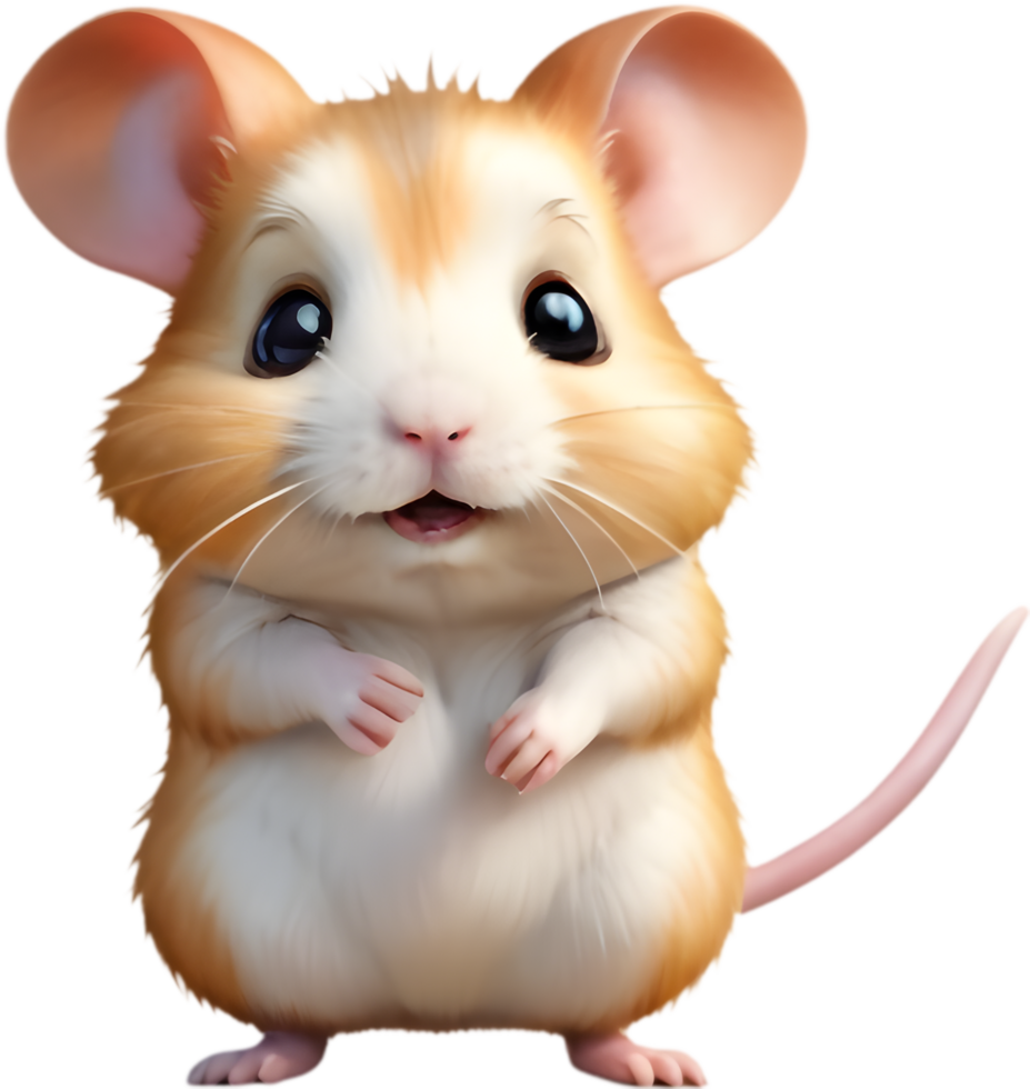 Playful Hamster Illustrations for Educational Materials. . png
