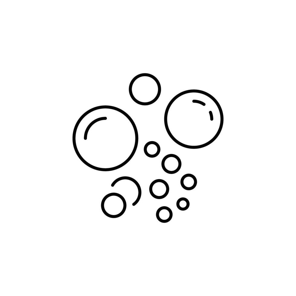 Bubble, Foam, Cleaning Flat Icon for websites, banners, placards, books etc vector