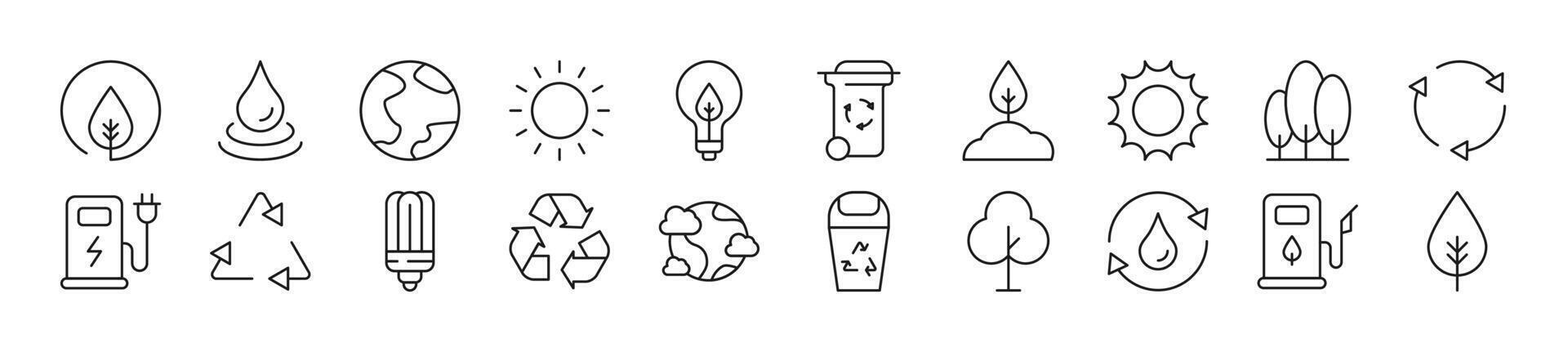 Set of thin line icons of contact us. Editable stroke. Simple linear illustration for web sites, newspapers, articles book vector