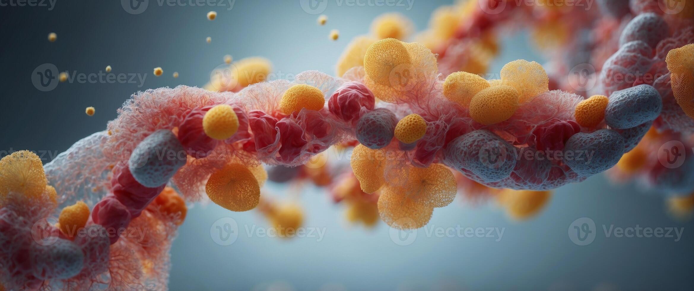 visualization of pathogenic vs beneficial bacteria in the digestive tract a delicate balance. photo