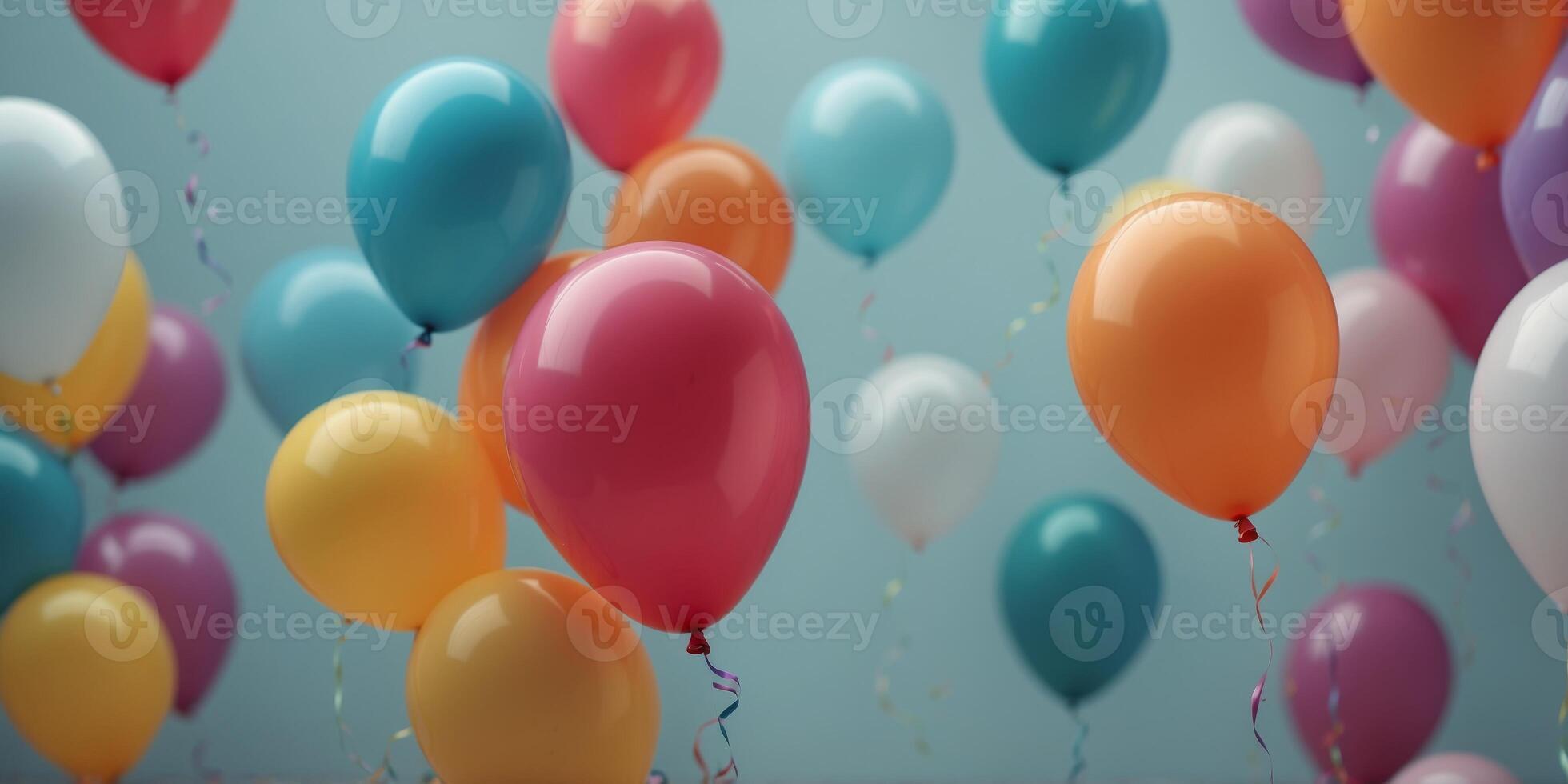 Seam less primitive background with party balloon. photo