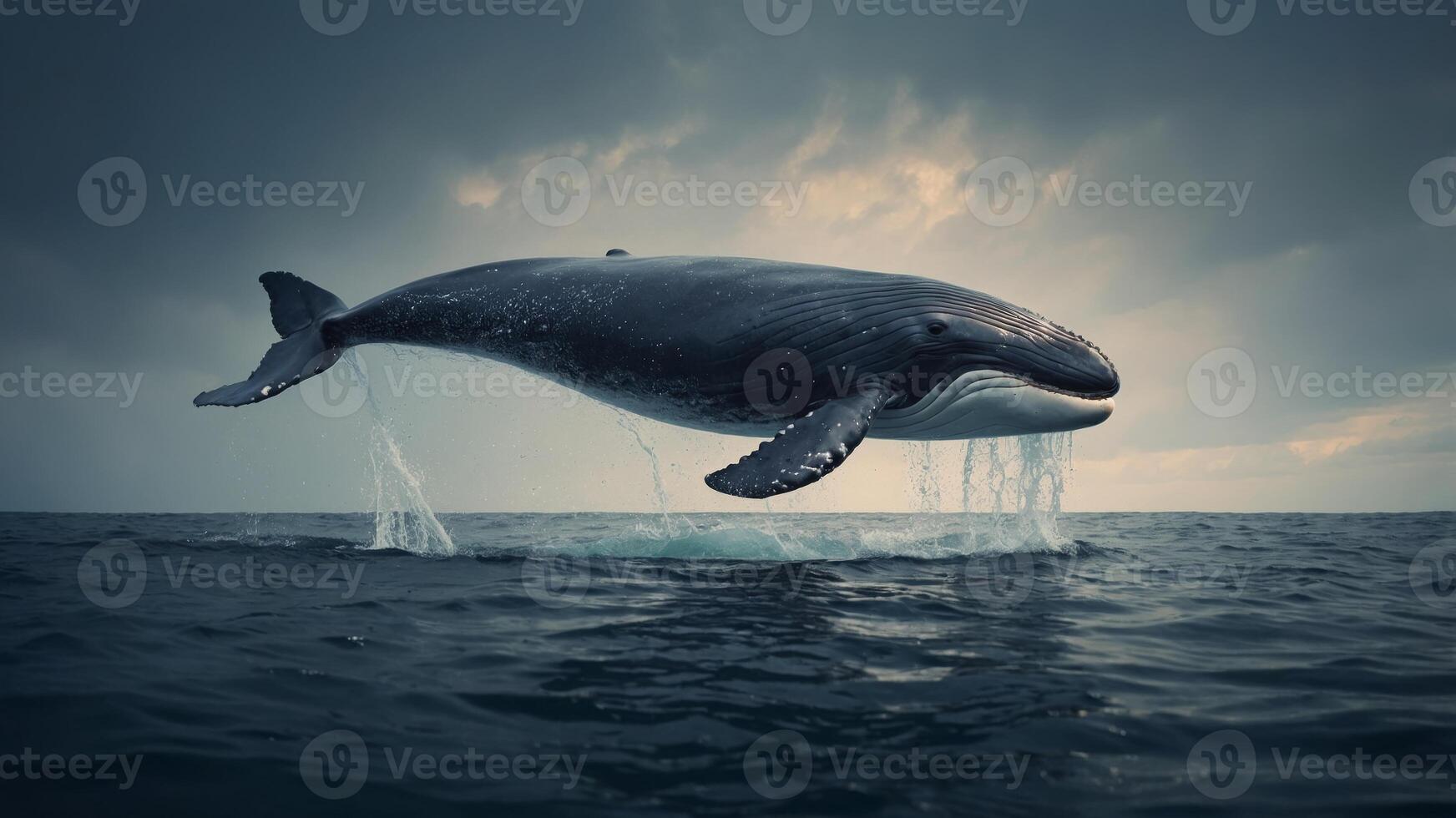 Minimalist whale design with flowing lines and subtle curves. photo