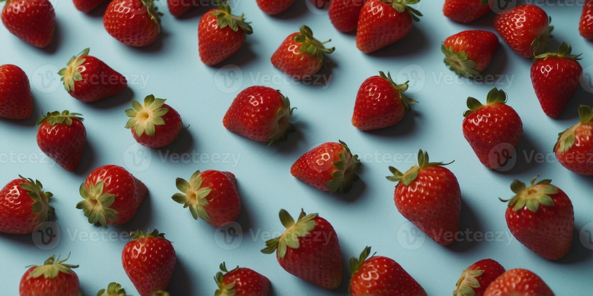 Playful and vibrant, this image features joyful strawberries with smiling faces, showcasing jars of delicious strawberry jam Perfect for food marketing and packaging. photo