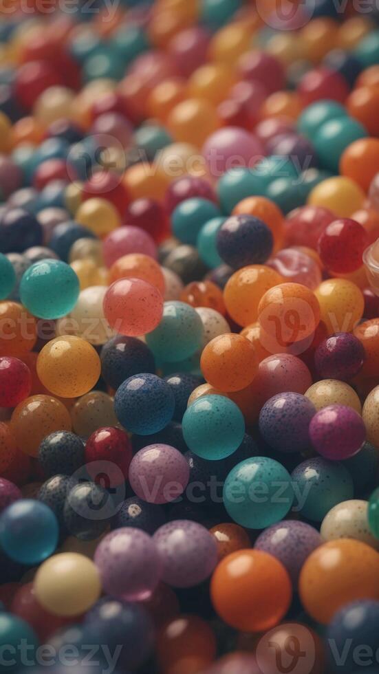 A bright background featuring a variety of tiny circles. photo
