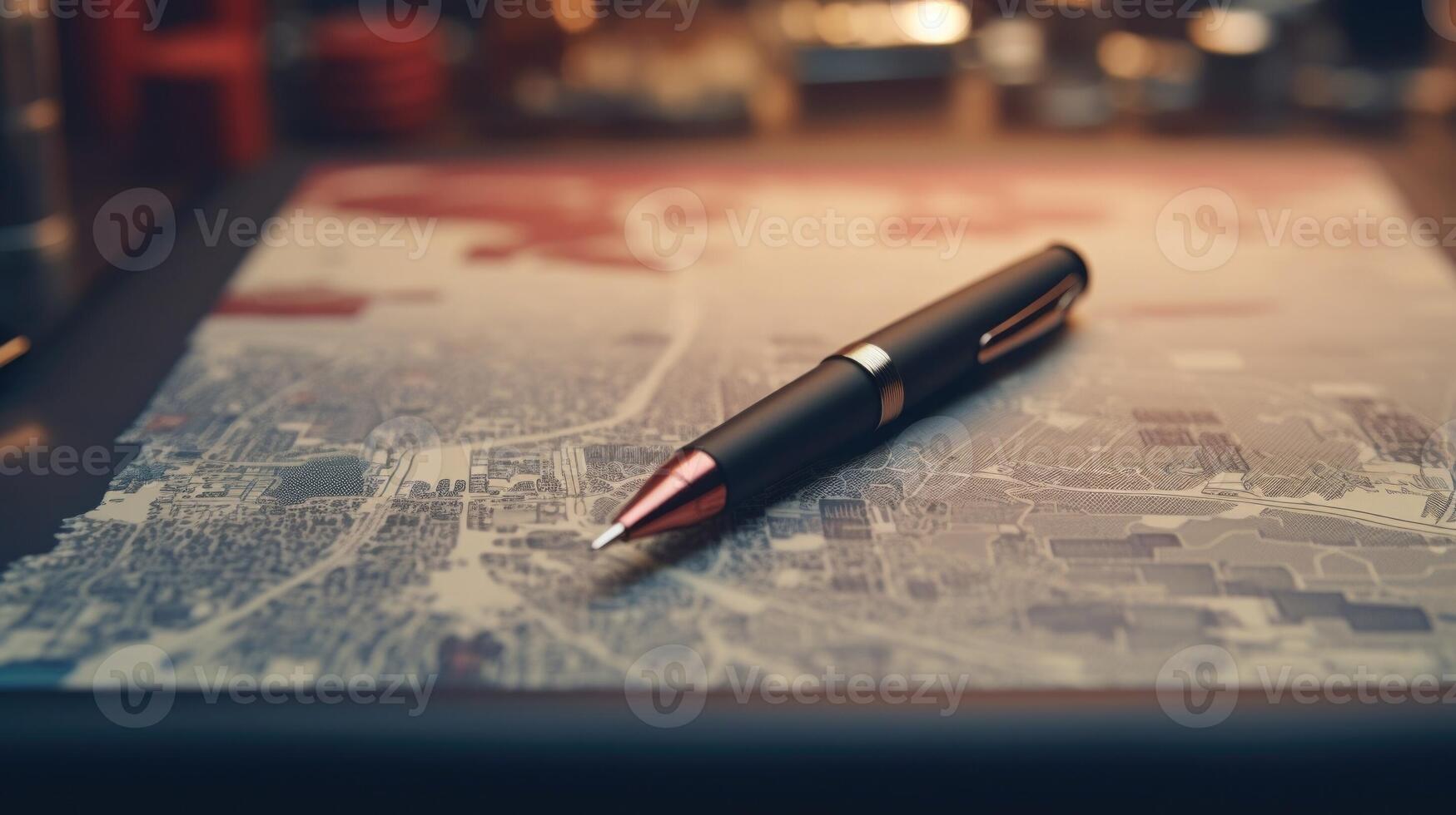 Closeup of a graphic tablet, with a stylus poised above the surface, ready to bring an artists imagination to life. photo