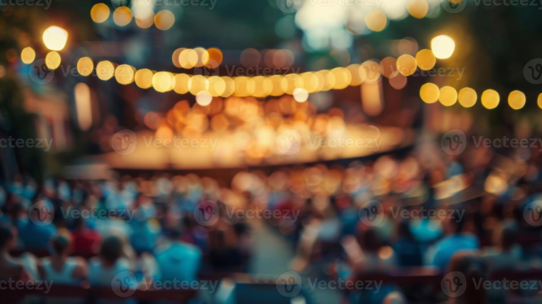 The openair theatre is a blur of excitement a place where anything can happen photo