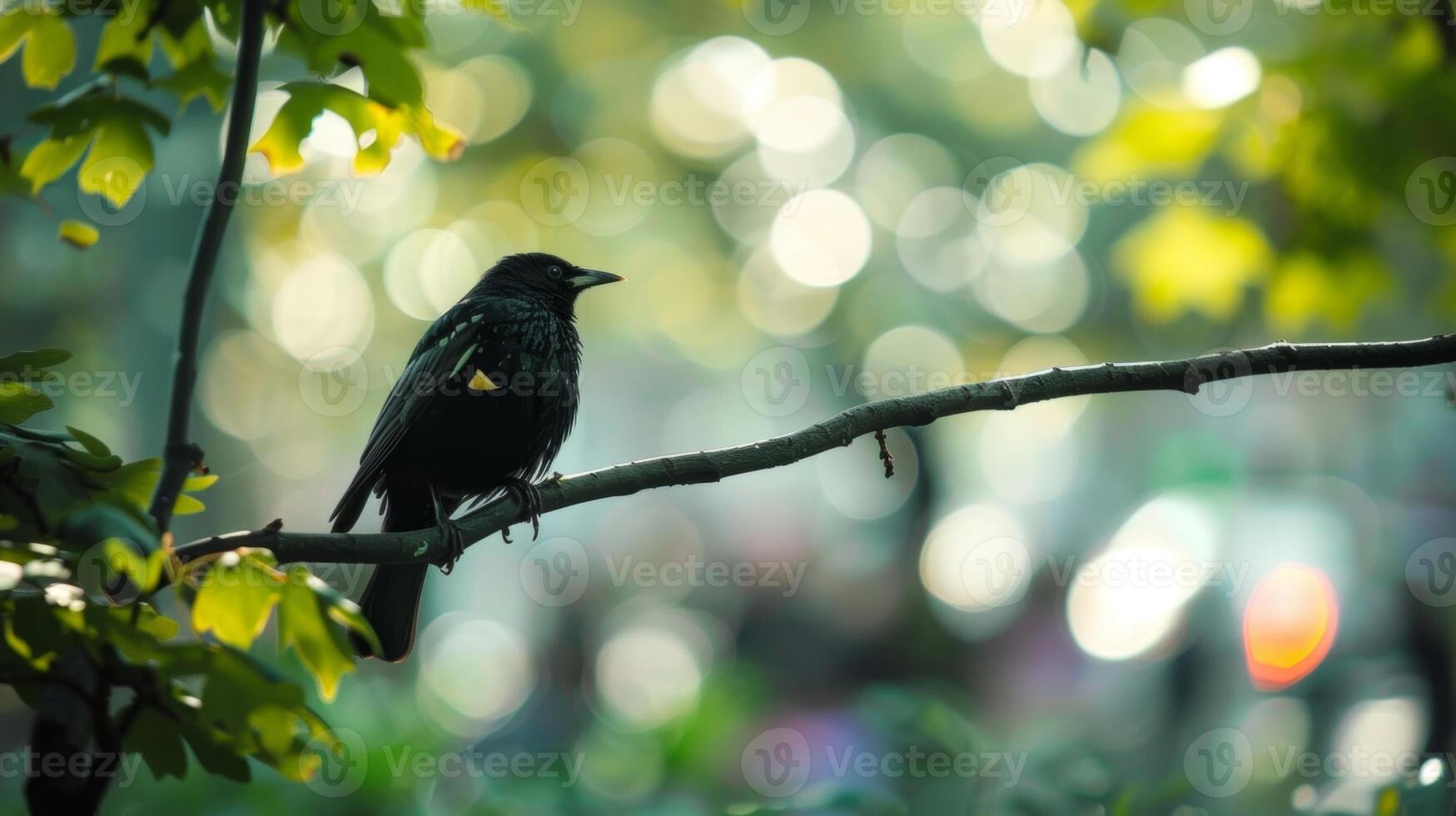 Out of focus individuals quietly waiting for a rare bird to appear in their midst photo