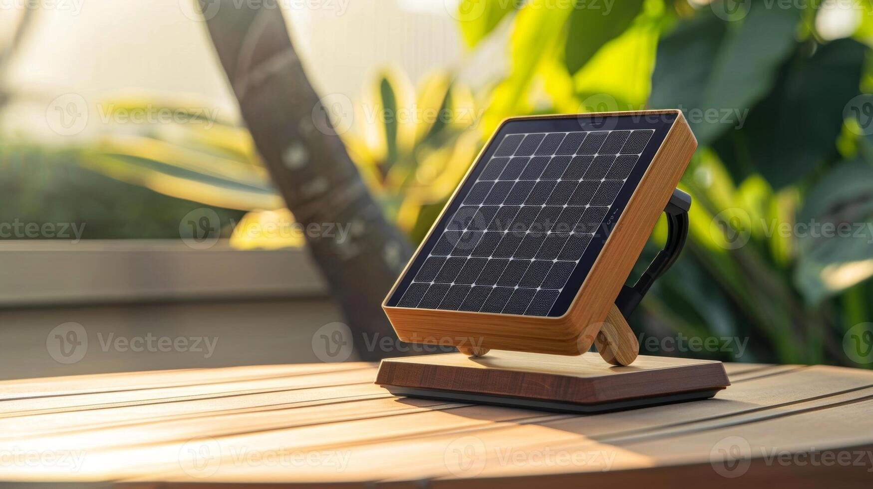 Say goodbye to tangled cords and hello to solarpowered charging with this dock photo