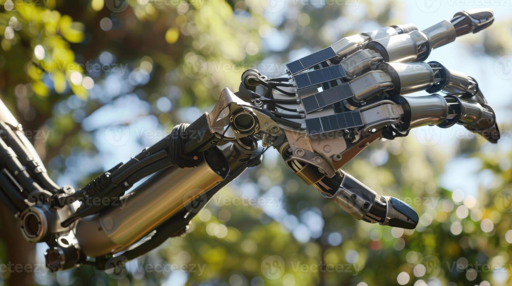 A solarpowered prosthetic limb allows a patient to have mobility and independence without the need for frequent battery changes photo