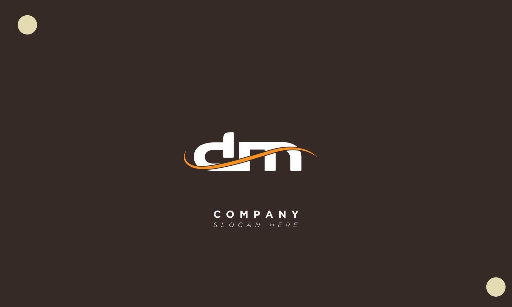 DM Alphabet letters Initials Monogram logo vector