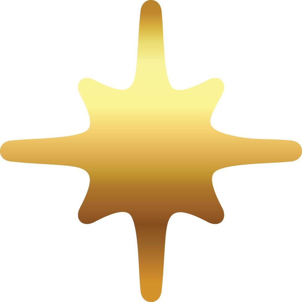 gold star icon vector