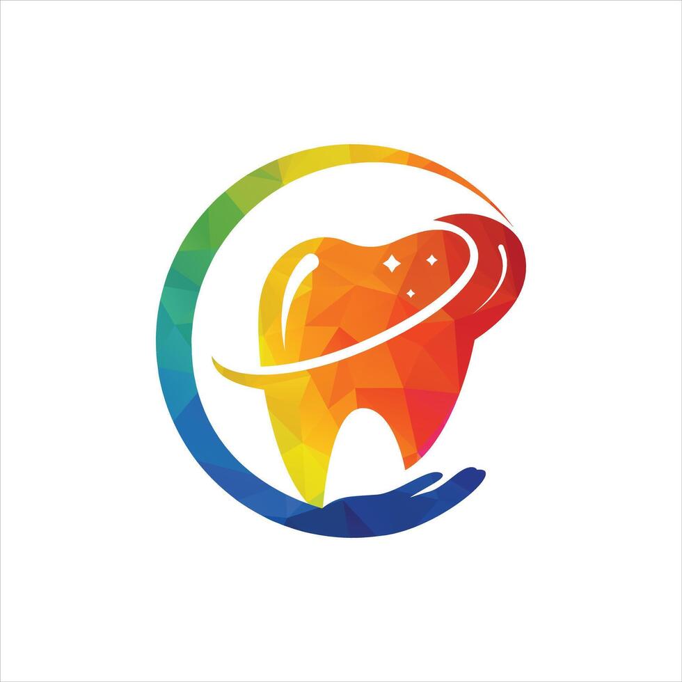 Dental Clinic Logo Teeth abstract design template. vector