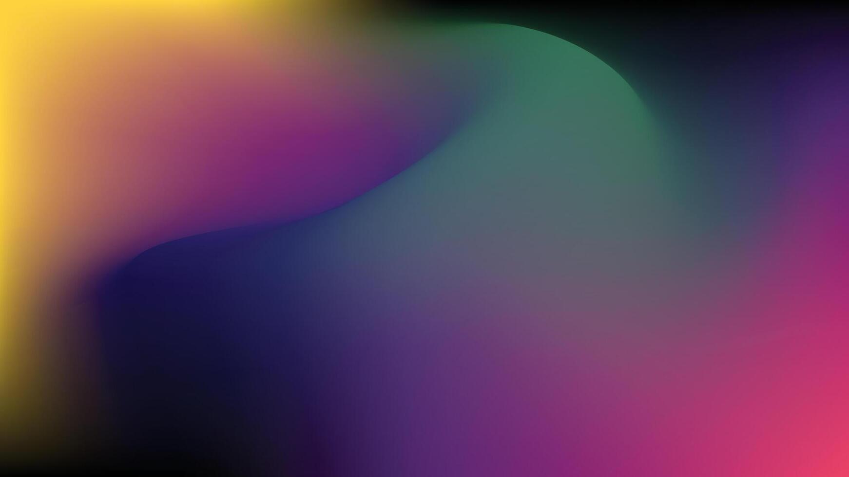 Black and rainbow mesh gradienn background vector