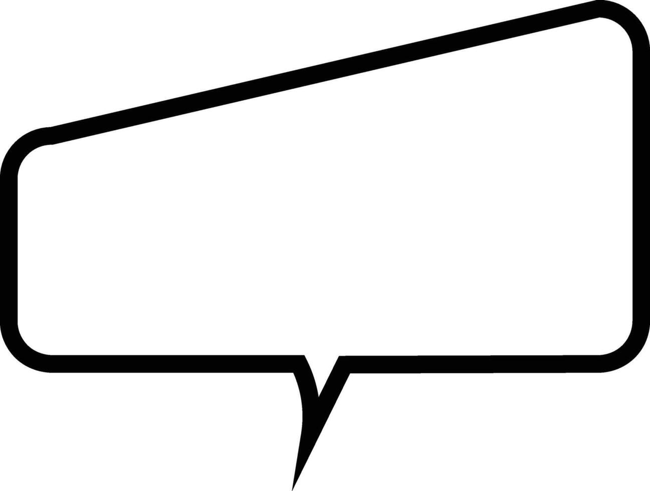 Outline Chat Balloon Design vector