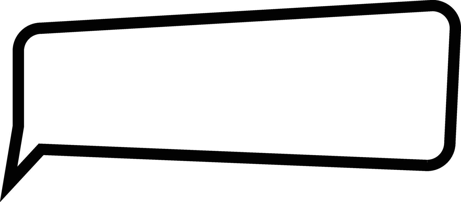 Dialogue Bubble Line Art vector