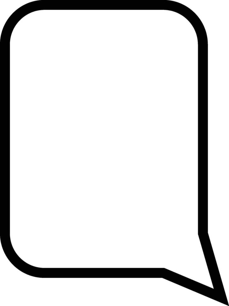 Messaging Balloon Line Icon vector