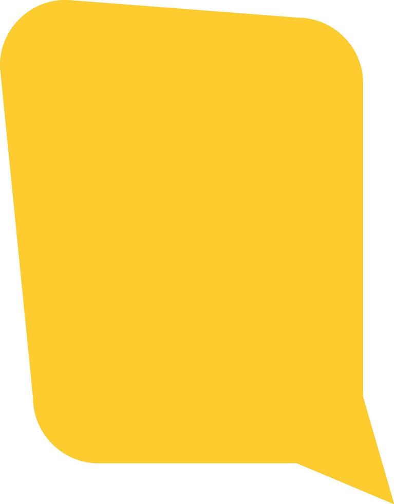 Chat Box Yellow Interior Art vector