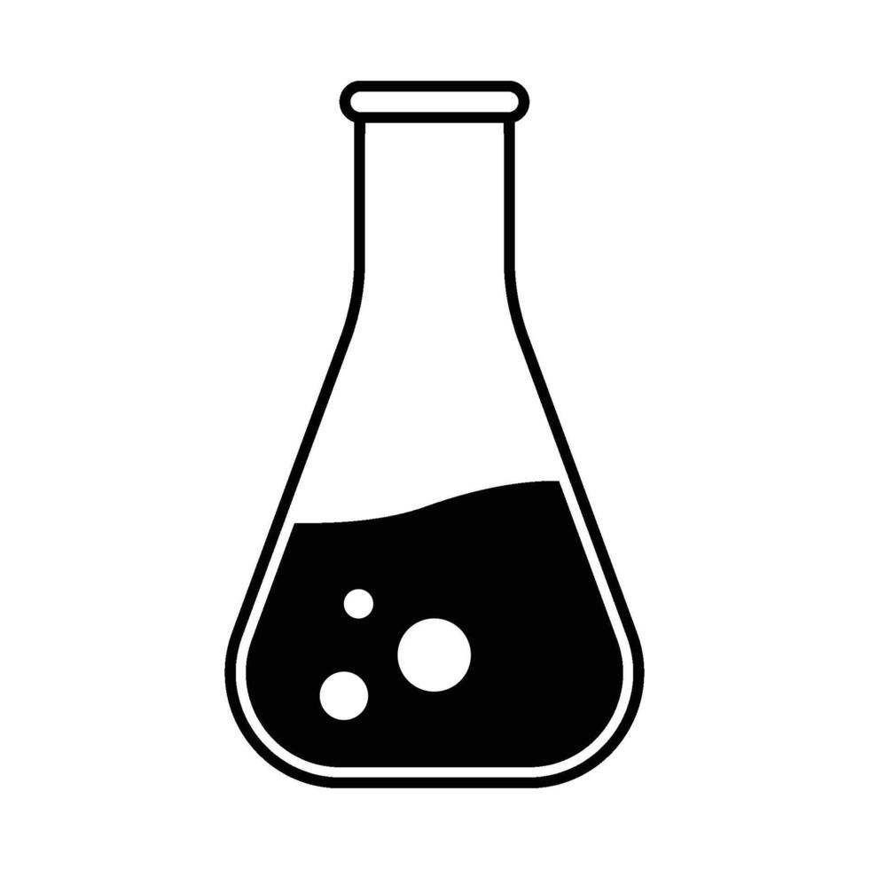 Erlenmeyer Icon simple vector