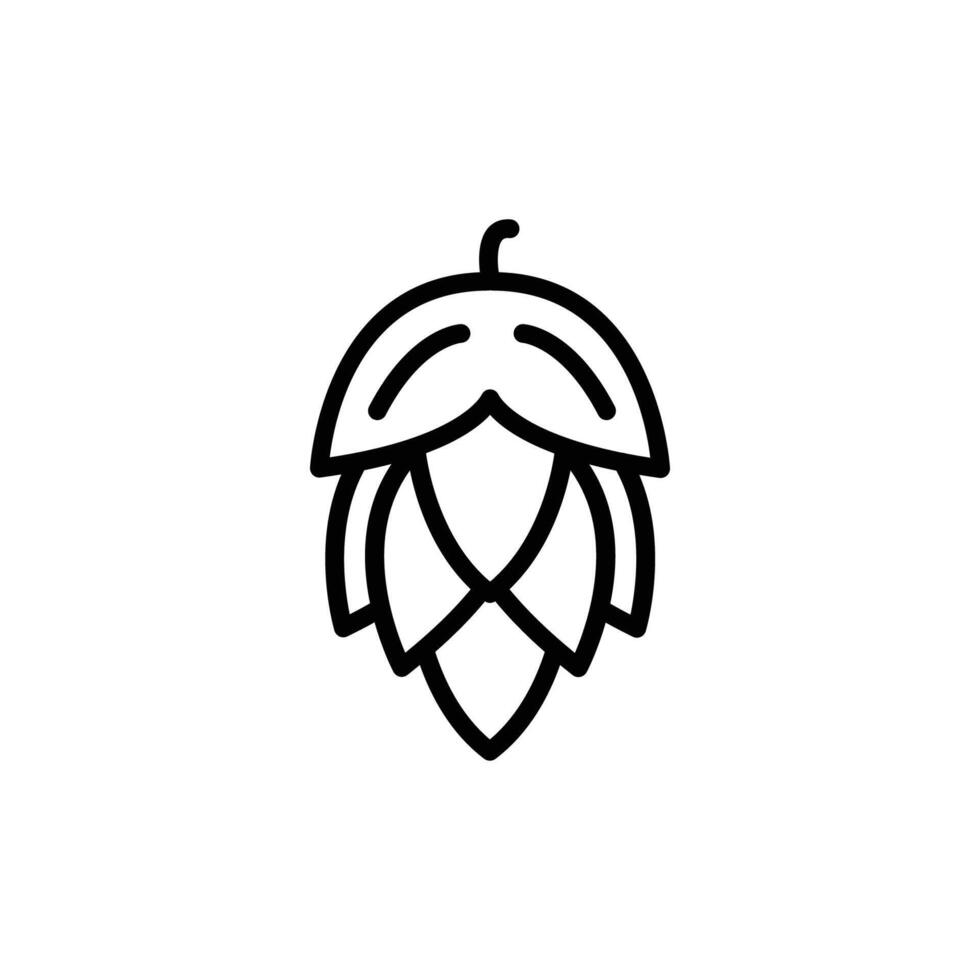 hop icon line style vector