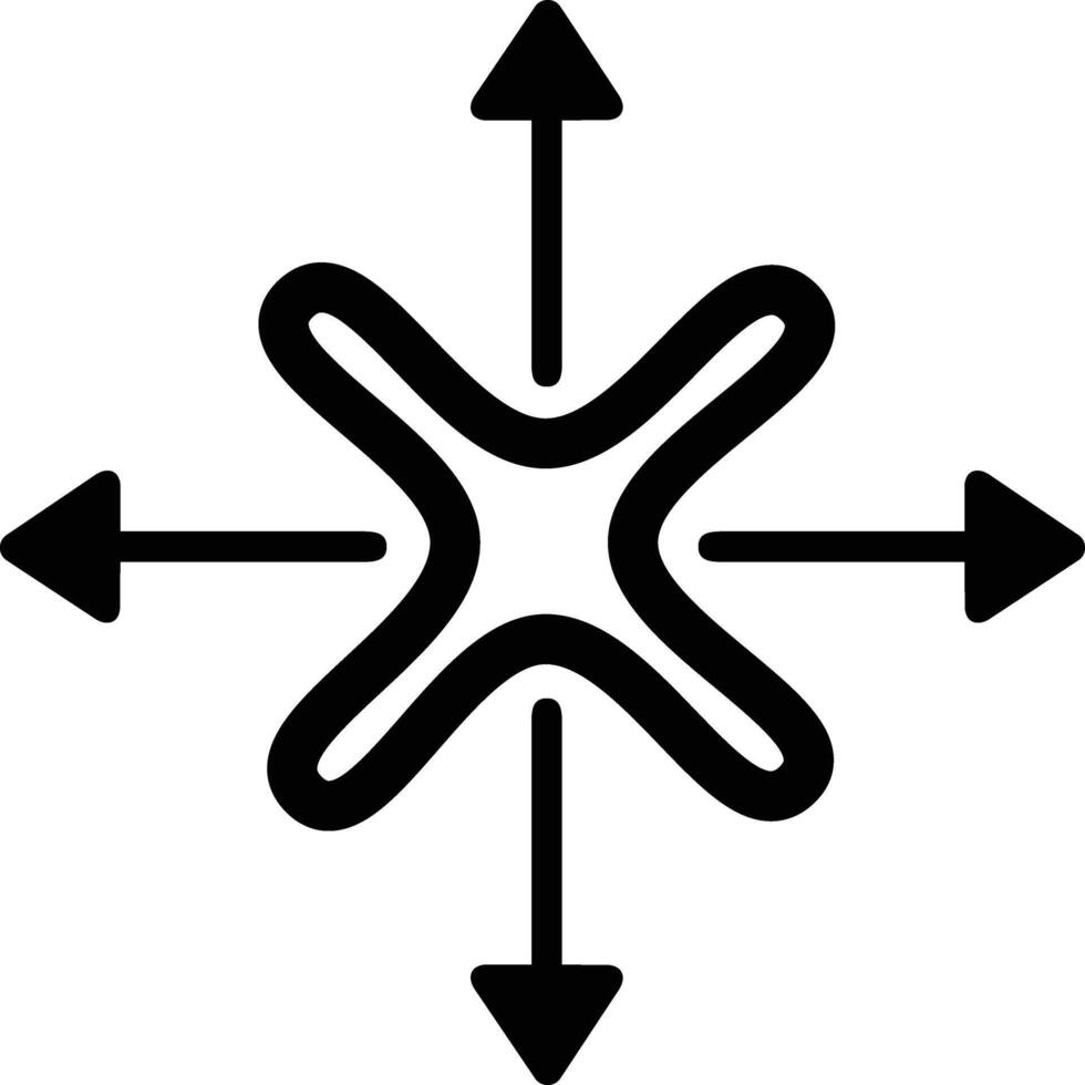 Rounded Filled Arrow Icon vector