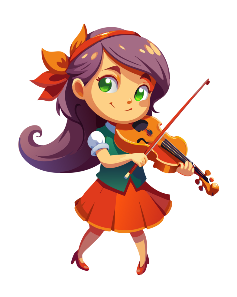 talentueux peu violoniste performant png