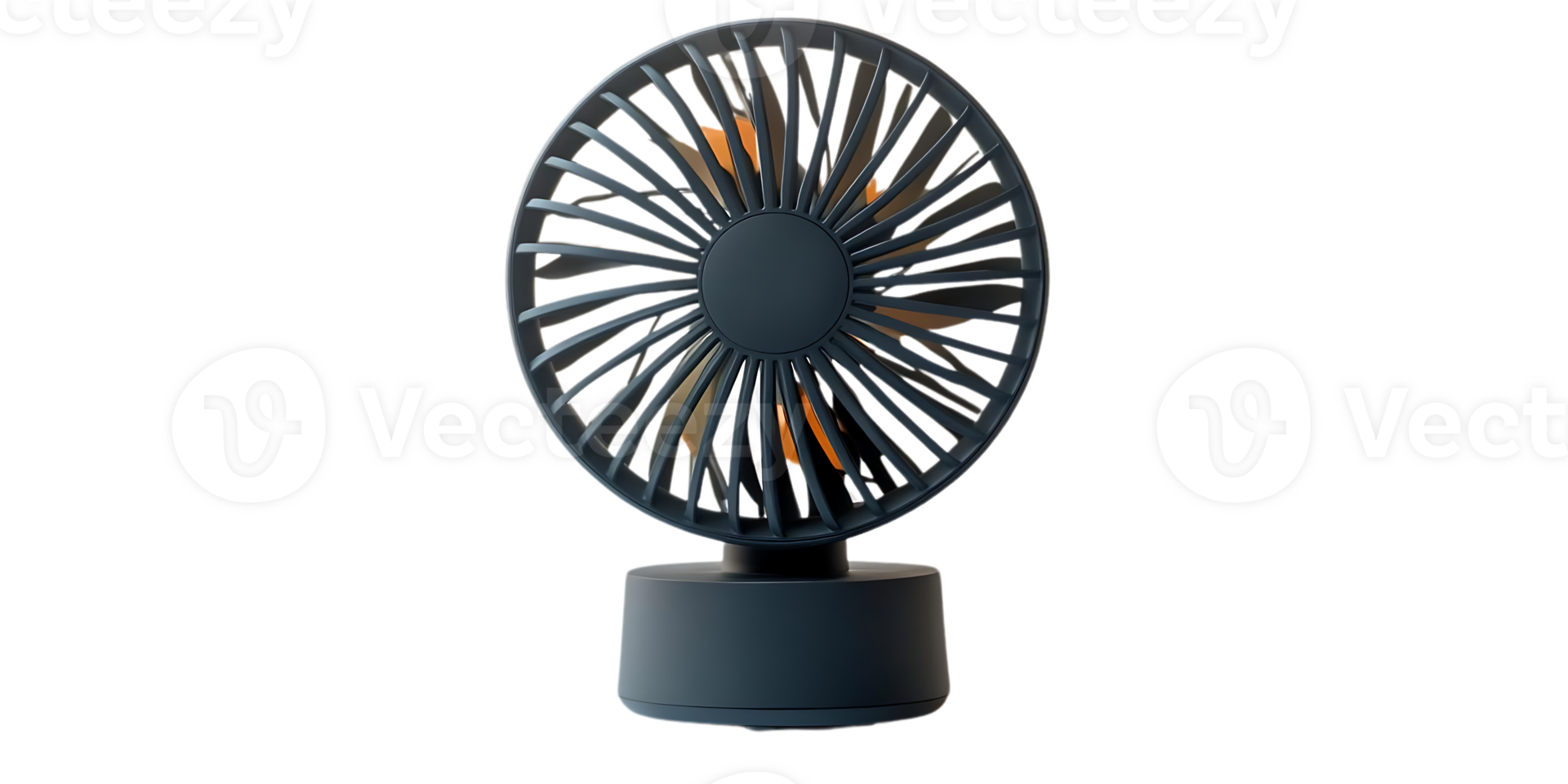 Compact Desk Fan with Transparent Background Portable and Quiet Cooling for Home Office and Travel png