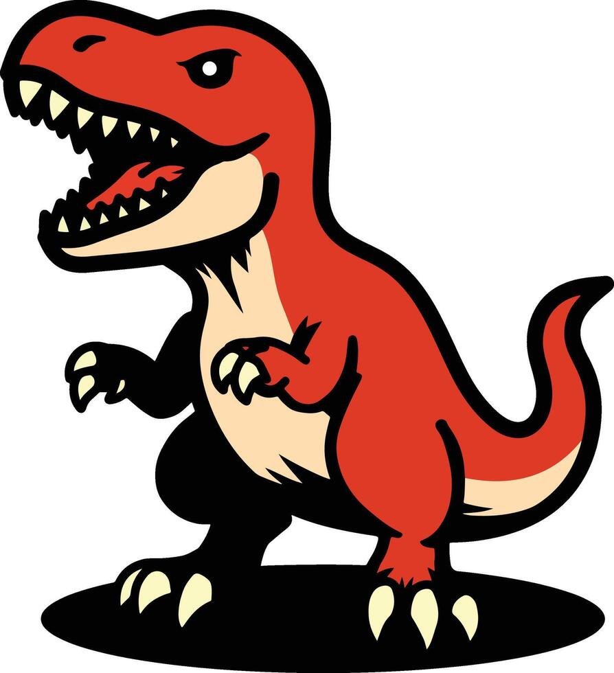 Dinosaur Cartoon character design vector