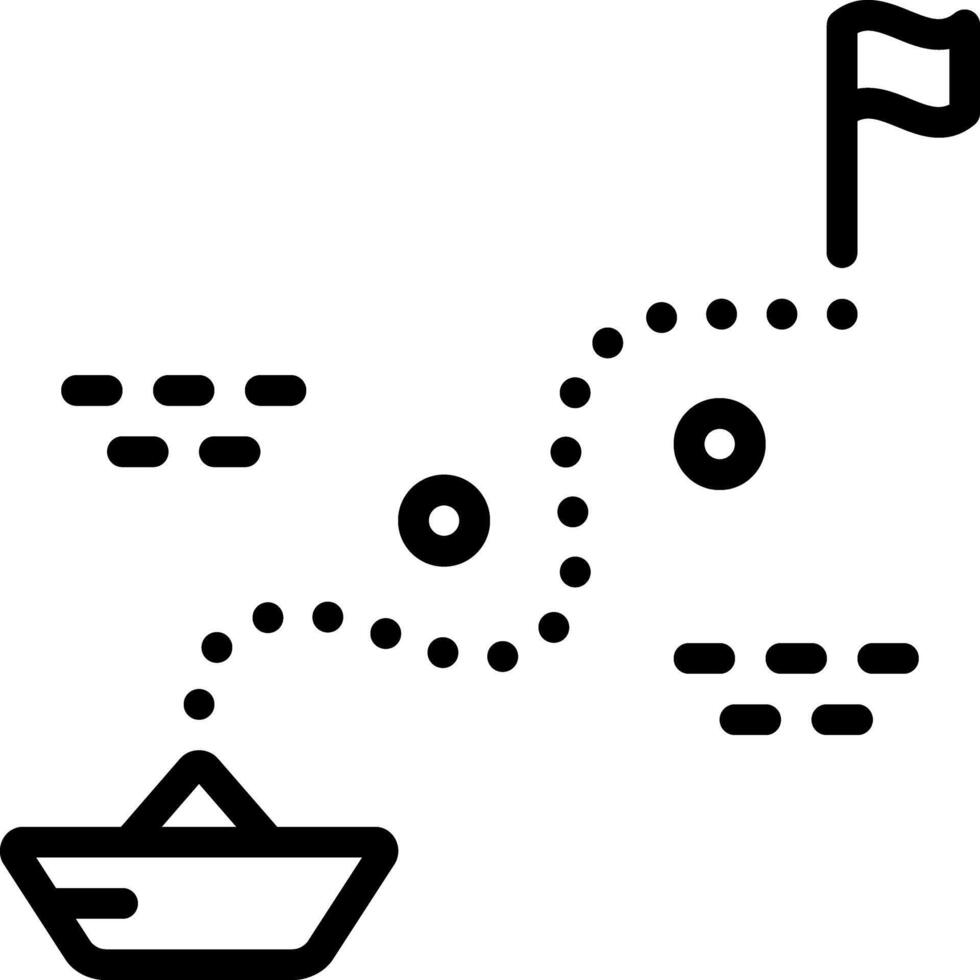 Black line icon for conguering vector