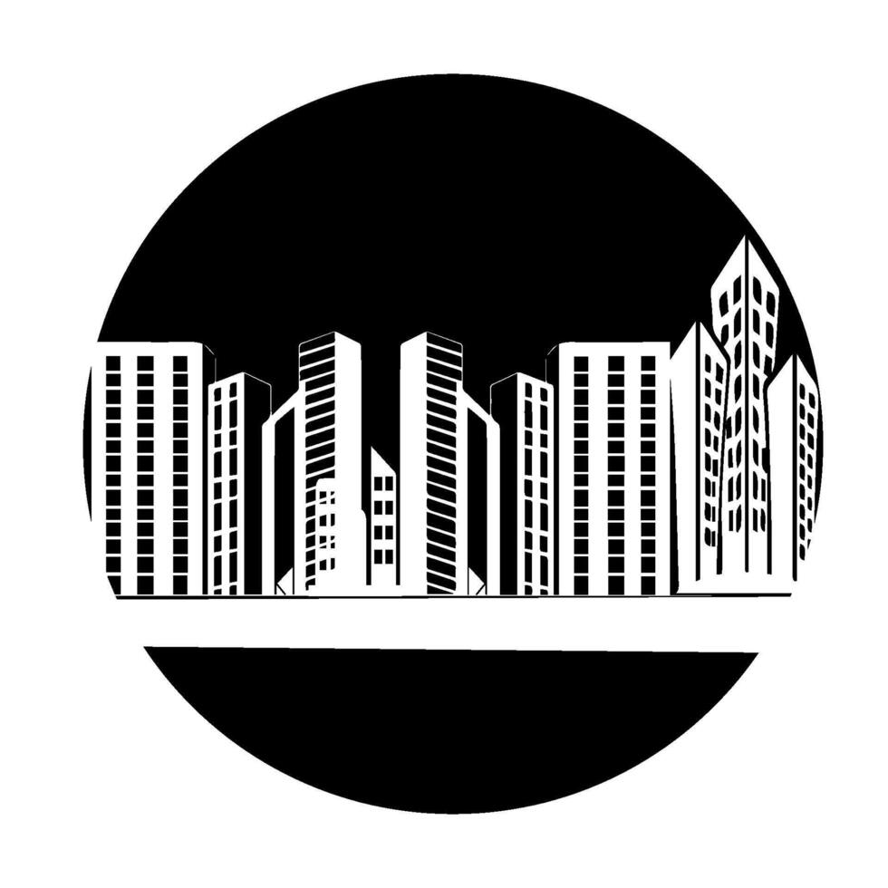 hotel building icon vectors illustration