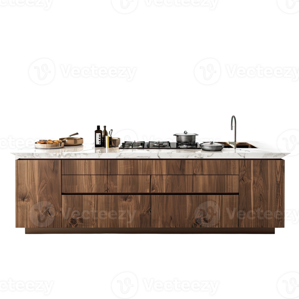 Kitchen island with basin png