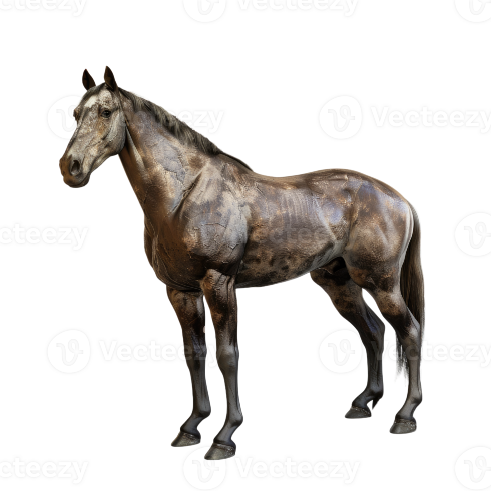Horse full body view png