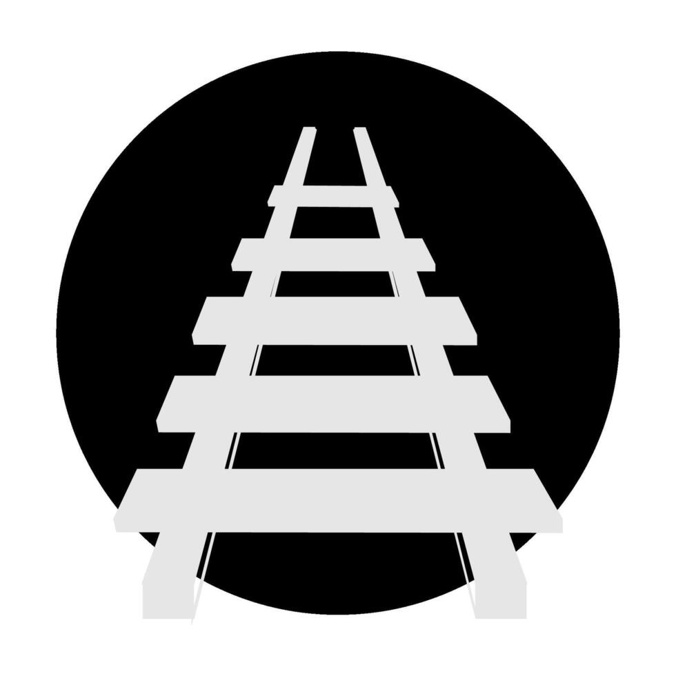 icon railroad illustration symbol vector