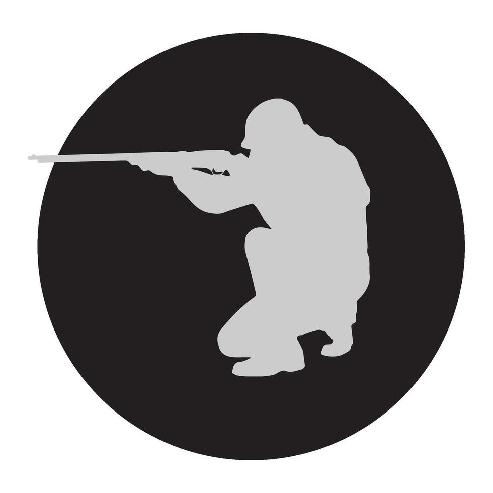 sniper illustration symbol design vector