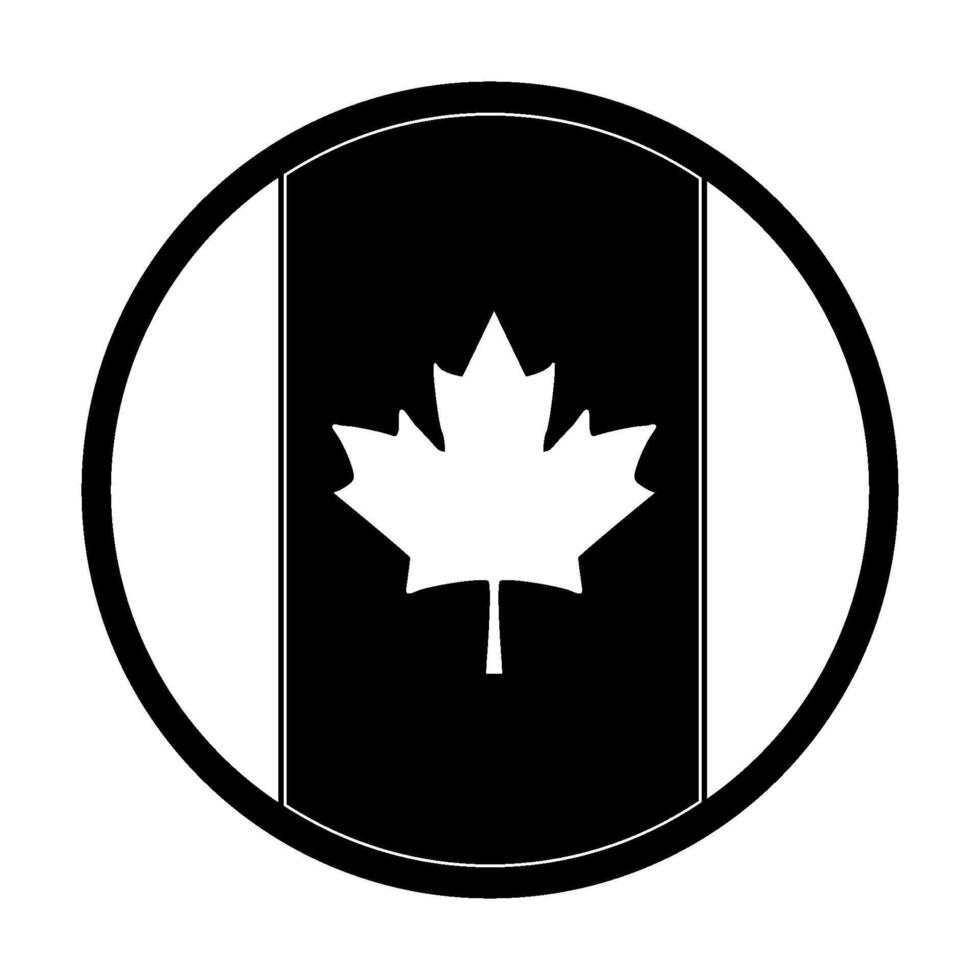 canada country flag icon illustration symbol design vector