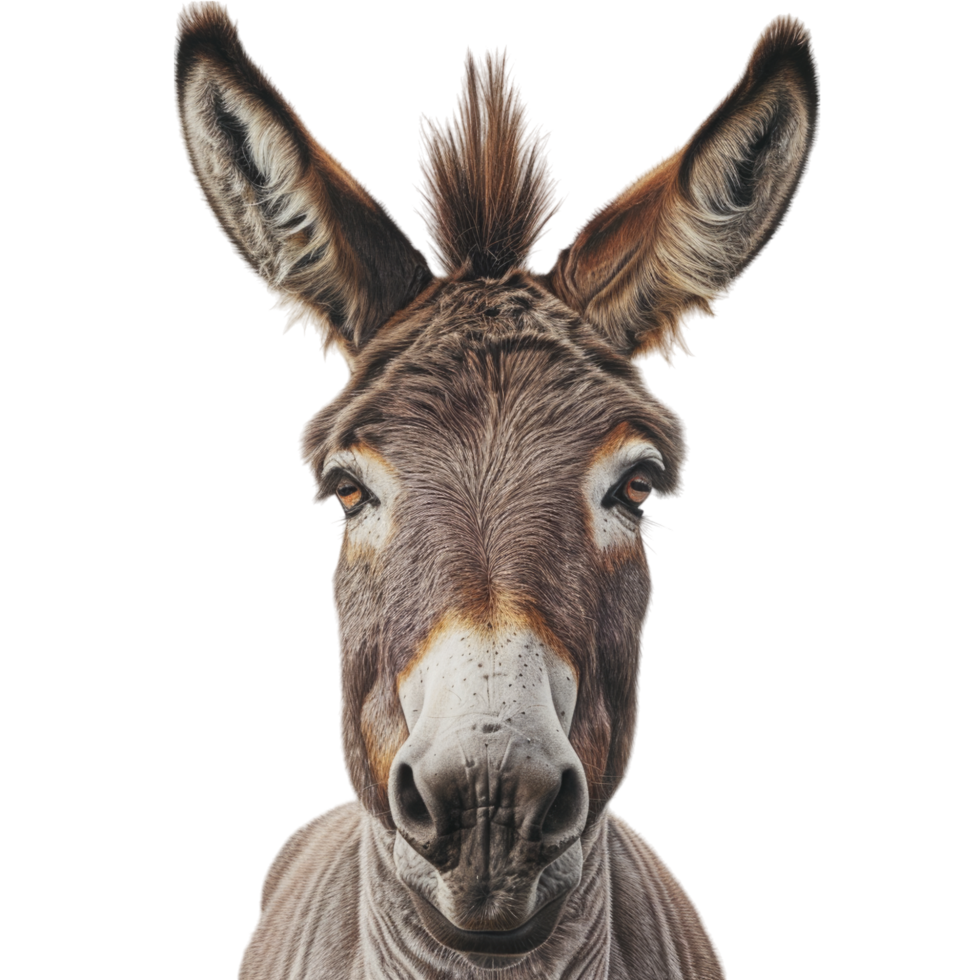 Donkey closeup of face png
