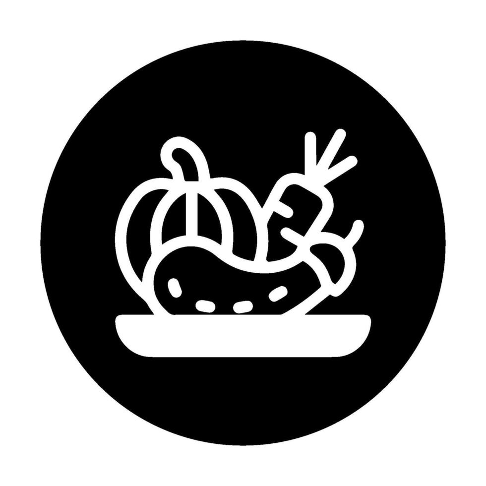 fruit and vegetable icon illustration symbol design vector