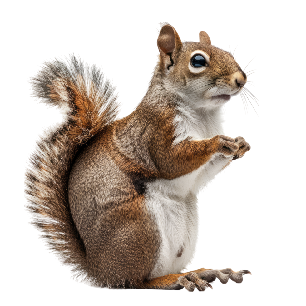 Squirrel fully body view png