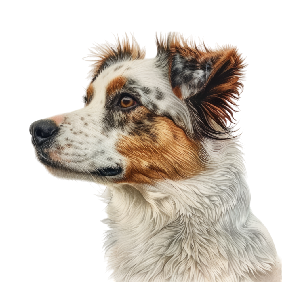Dog ide pose png