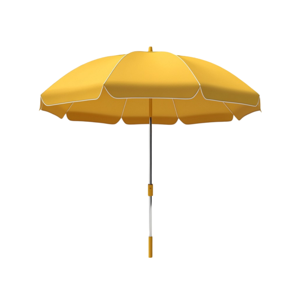 Yellow Umbrella with White Frame png